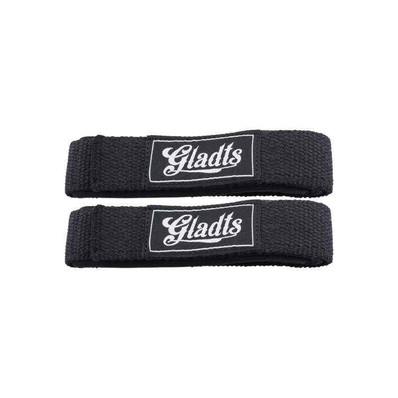 Gladts – Lifting Straps Zwart – Krachttraining Accessoires – Powerlifting – Bodybuilding