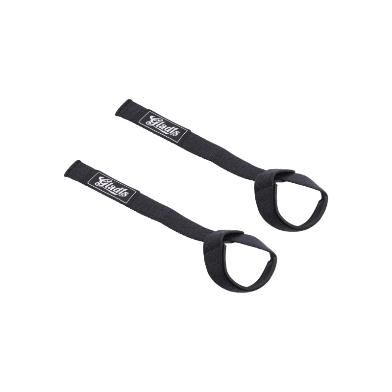 Gladts – Lifting Straps Zwart – Krachttraining Accessoires – Powerlifting – Bodybuilding