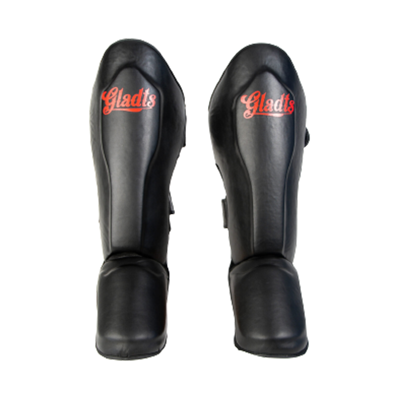 Gladts shin guard black/red XS to XL