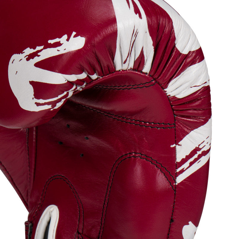 Boxing gloves Bordeaux red