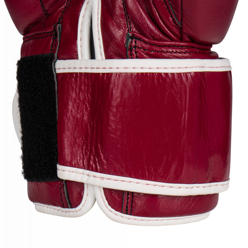 Boxing gloves Bordeaux red