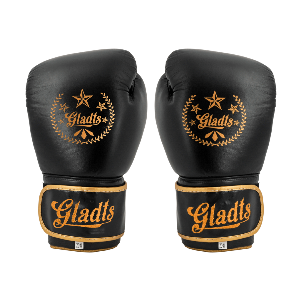 Gladts Gladiator Star Power Boxing Gloves – Premium Leather – Size 12 oz to 18 oz
